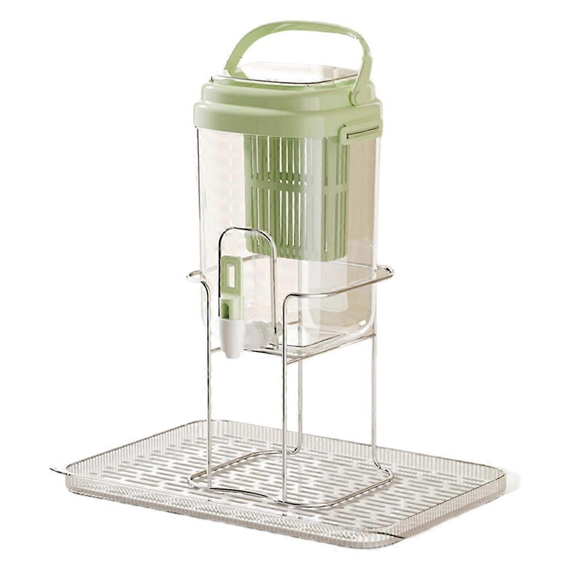 Cold Kettle with Faucet Refrigerator Juice Water Pitcher Home Plastic Beverage Dispenser Filter Drink Container for 2L D