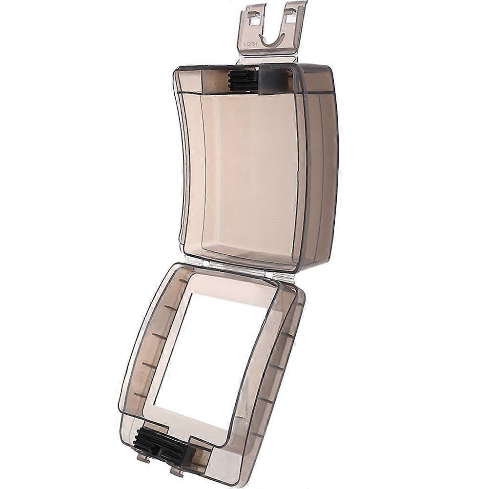 Switch Socket Cover Receptacle Protector Bathroom Socket Dust-Proof Grey 1Pack