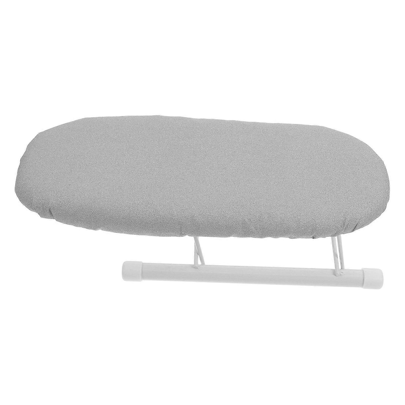 Folding Tabletop Ironing Board With Iron Rest Portable Iron Board With Heat Resistant Cover Ironing Pad For Home Dorm Travel