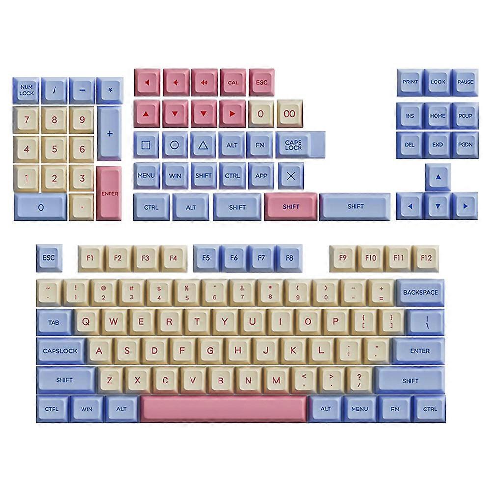 Keycaps For Mechanical Keyboard Heat Sublimation Technology Xda Profile Replaceable 132Pcs