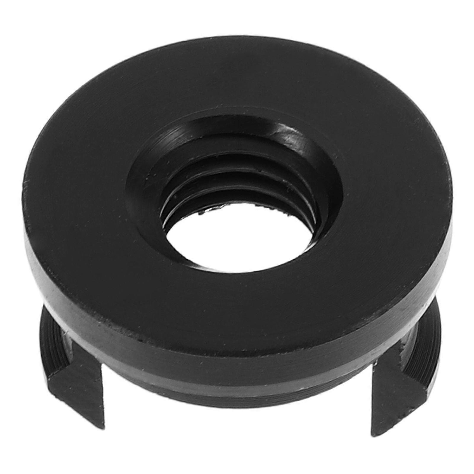 Gear Knob Cover Universal Car Shift Knob Boot Retainer Vehicle Maintenance Secure Installation Black Square Base 1Set