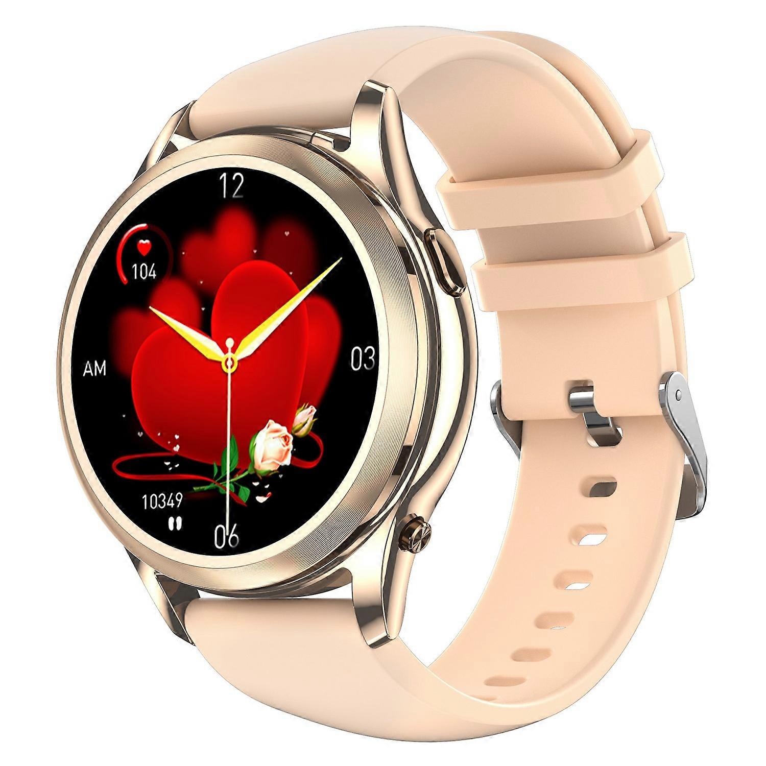 X17 Women TWS Earphones Smart Watch 2 in 1 Bluetooth-compatible Call Music Heart Rate Monitoring Wat