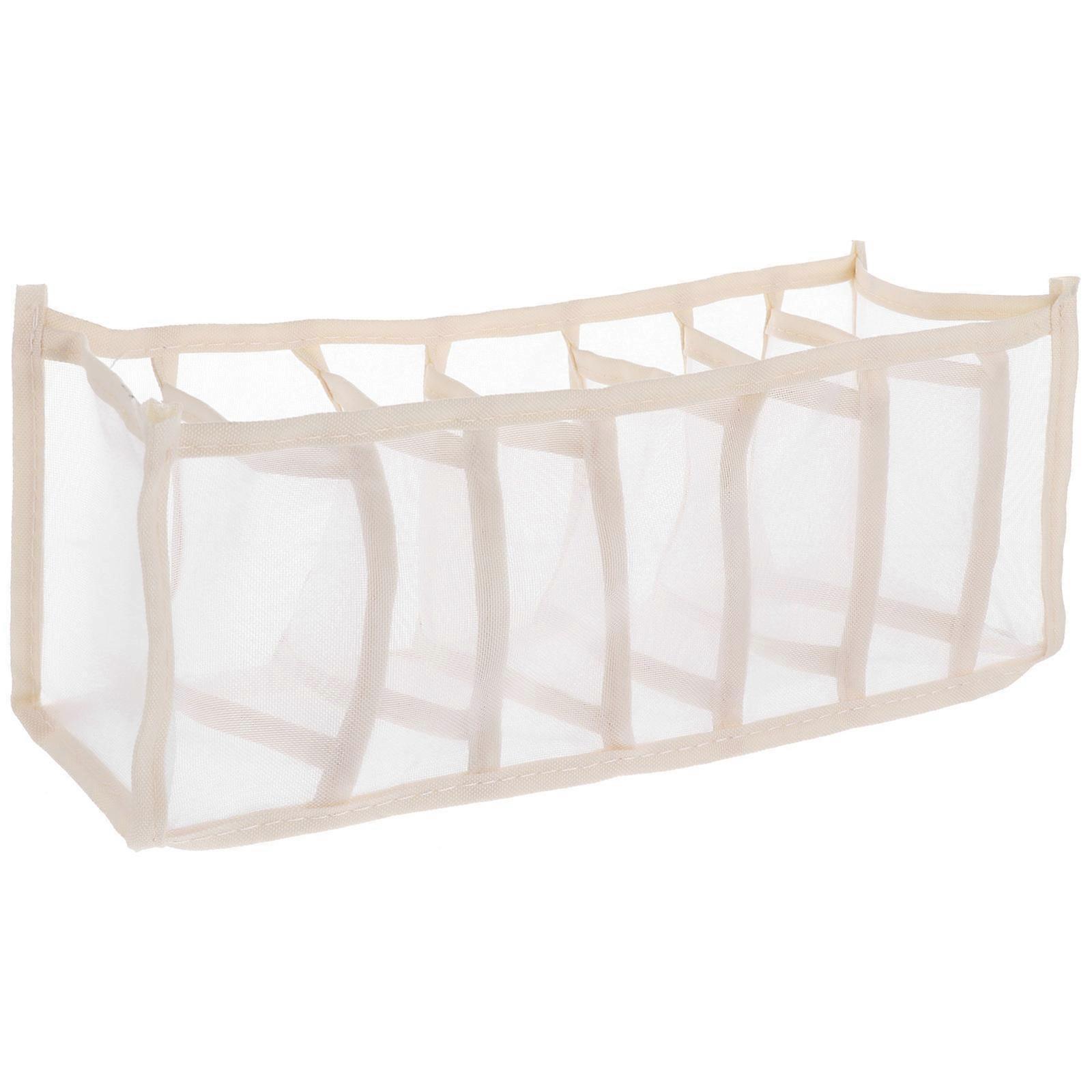 Nylon Socks Storage Tray Rectangular Shape For Room Neatness Underwear Organization 32x12x12cm 1Set