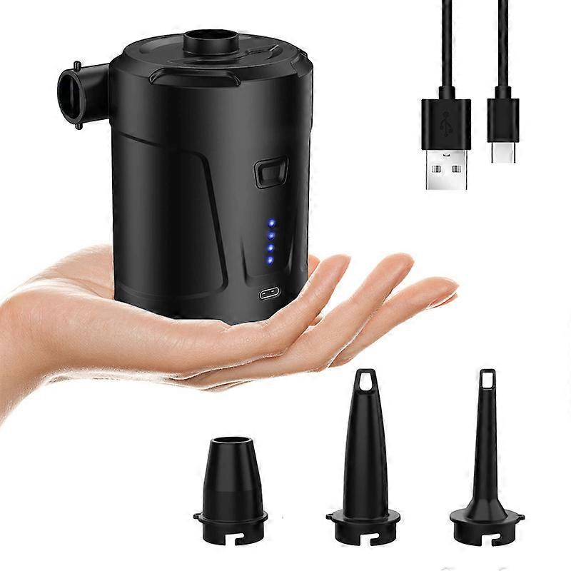 Electric Air Pump Portable Wireless Air Compressor Inflator/Deflator Pumps for Inflatable Cushions Air Beds Boat Swimming Ring