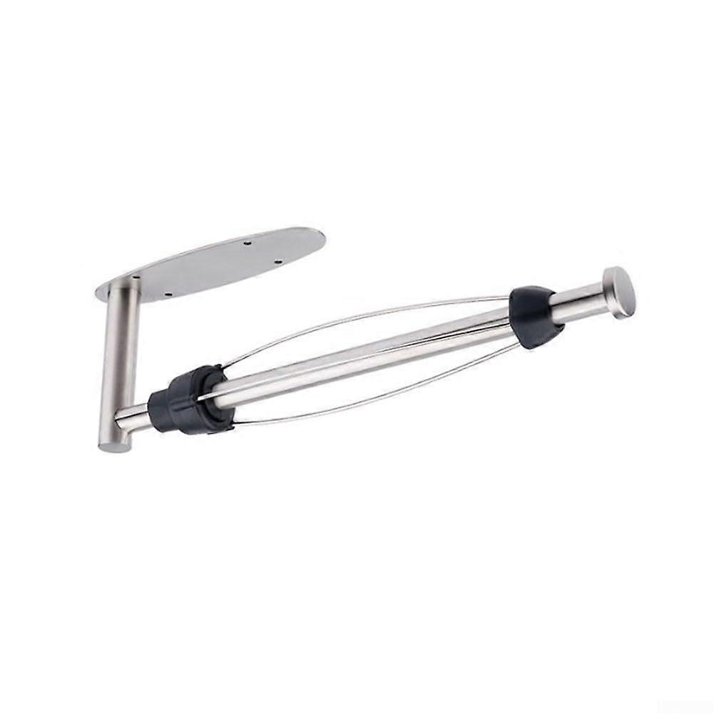 Practical paper towel holder without drilling with adjustable strength for easy use (A)