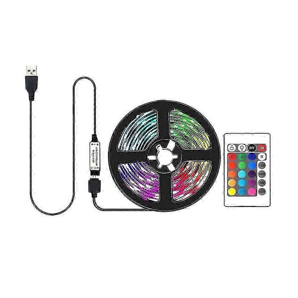 Led Lights with Non-Waterproof 5050Rgb Remote Control USB Tv Background Light 5V Color Changing Atm