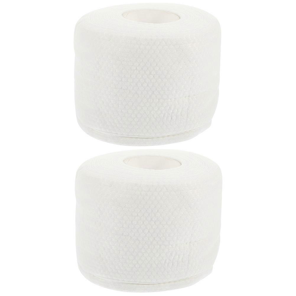 Disposal Face Towel for Outdoor Color 13x13cm Makeup Removing 2 Rolls