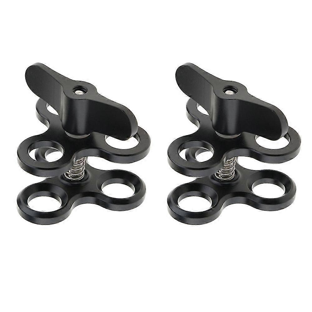 Triple Ball Clamp for Camera Mount - Adjustable 360° Rotation Camera Holder