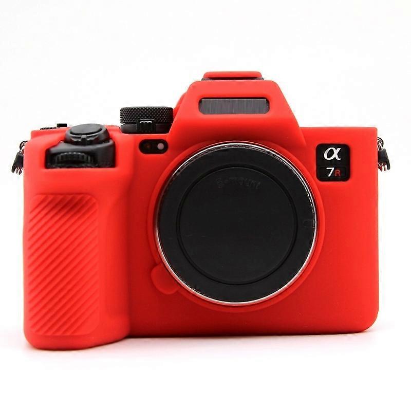 For Sony A7RV Protective Silicone Case Red