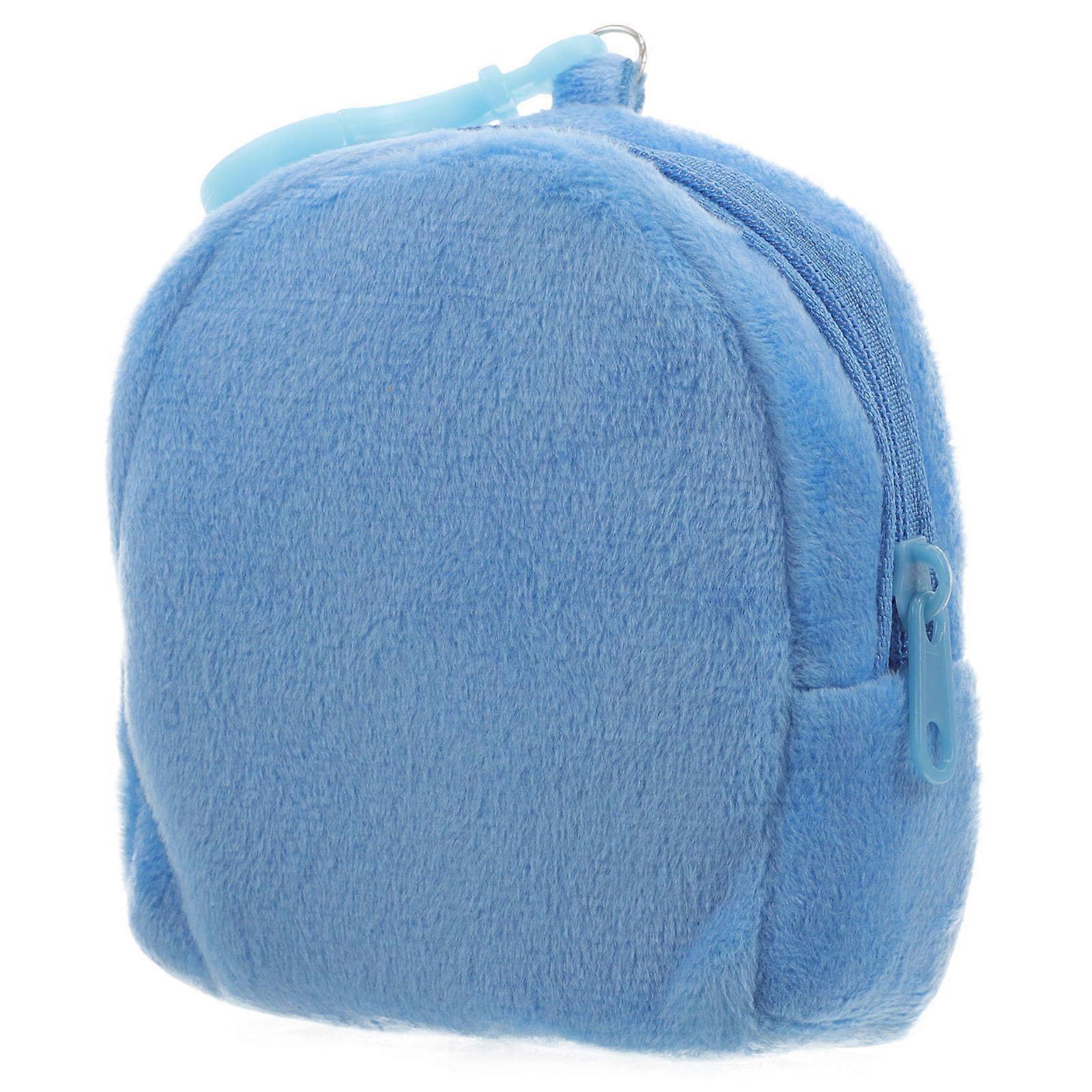 Adorable Keychain Purse, Functional Coin Holder with Cozy Fabric, Everyday Use