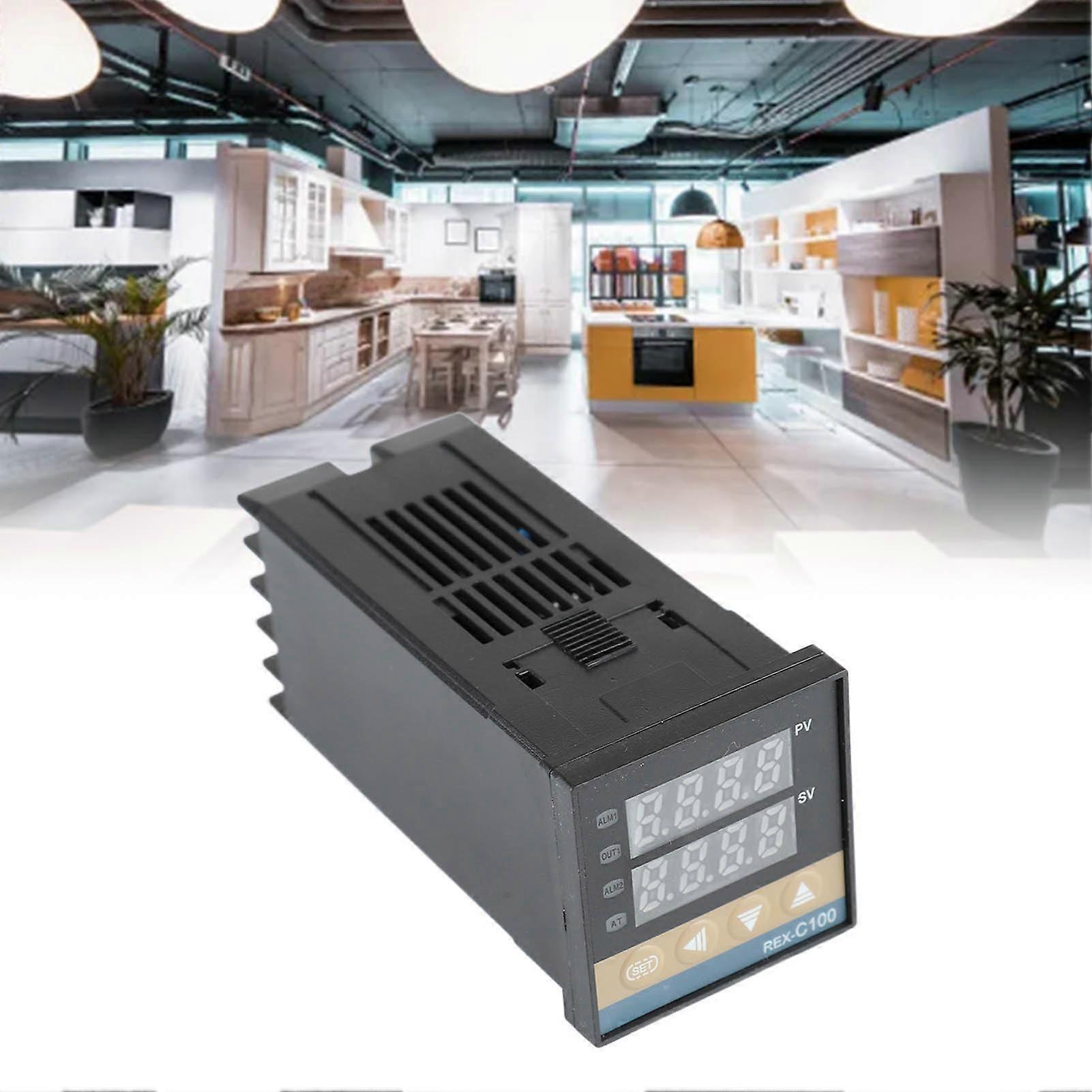 PID Temperature Controller Kit REX C100 Digital PID Temperature Controller 100‑240V