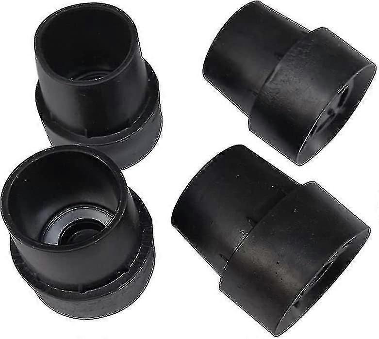 16-Pack Trampoline Leg End Caps Non-Slip Rubber Easy To Install - Fits 1" Round