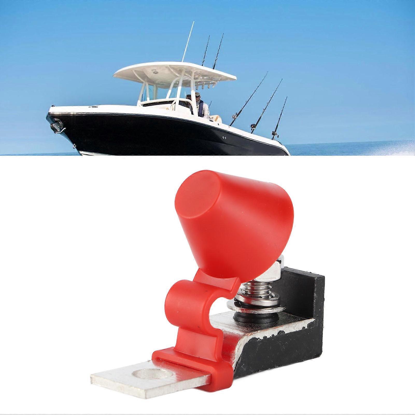 58V Terminal Fuse Block Kit with M8 Single Stud for Multiple Batteries Ignition Boat Truck RV Construction Vehicles 150A 