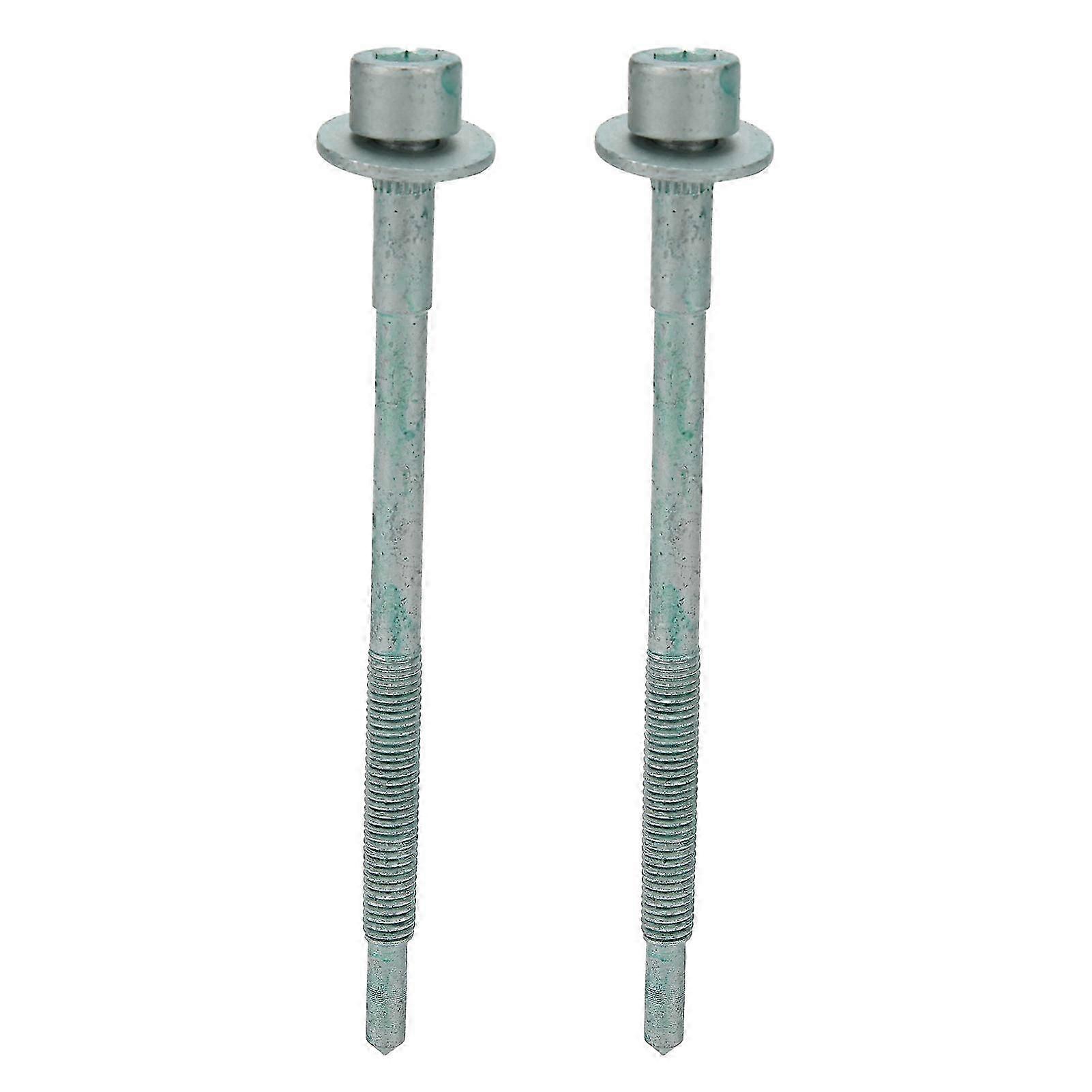 2Pcs Car Front Bumper Fixing Screw Durable Bolt Compatible with Certain Models M8 Thread