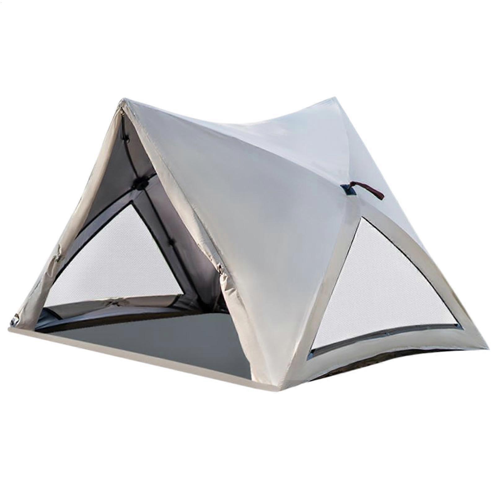 Foldable Tent - Waterproof Auto-Setup Shelter For 3-4 People, Family Hiking, Quick Pop-Up, Collapsible Backpacking Tent