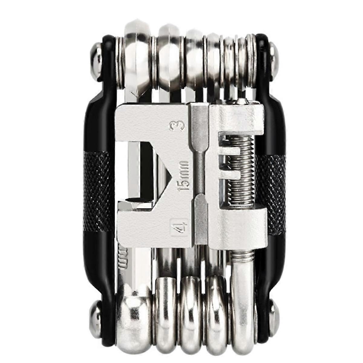 16 in 1 Bike Repair Tool Kit Multifunctional Bicycle Maintenance Set with Chain Splitter Hex Spoke