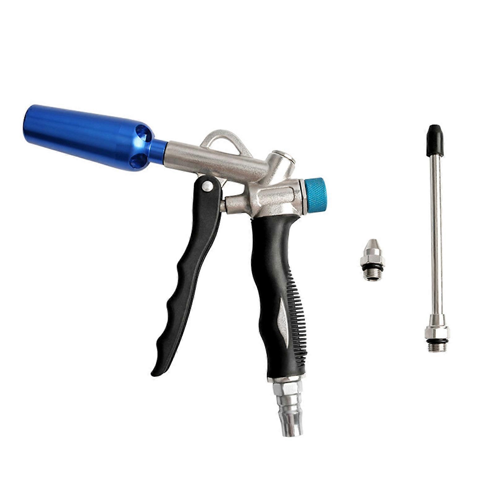 Steel Air Blow Guns With Antislip Handle Adjustable Flow For Workshop Equipment Detailing And Multi Surfaces Cleaning Multicolor