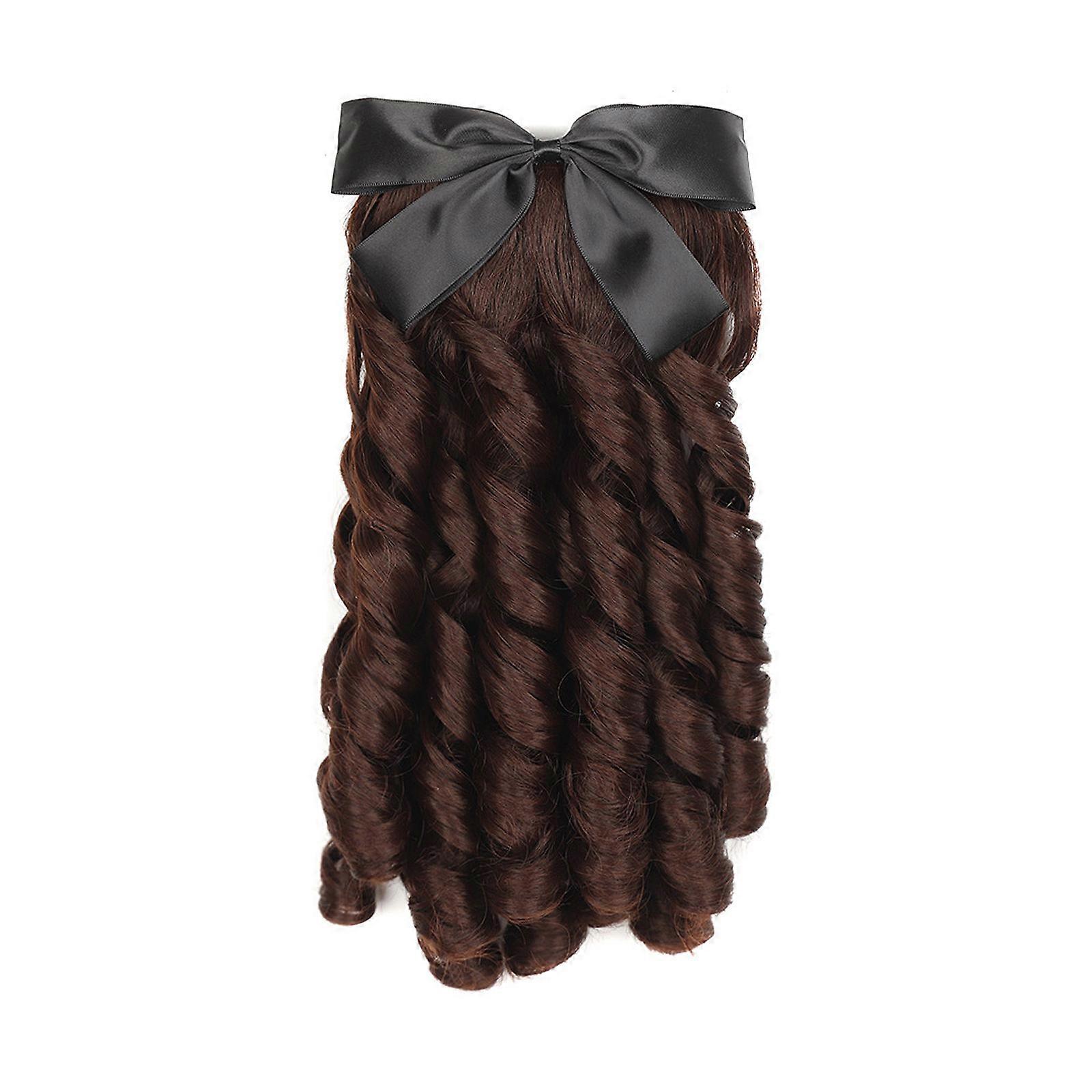 Curly Wigs For Woman Synthetic Heat Resistant Elegant Charming Style 30X15X2CM 1Pcs