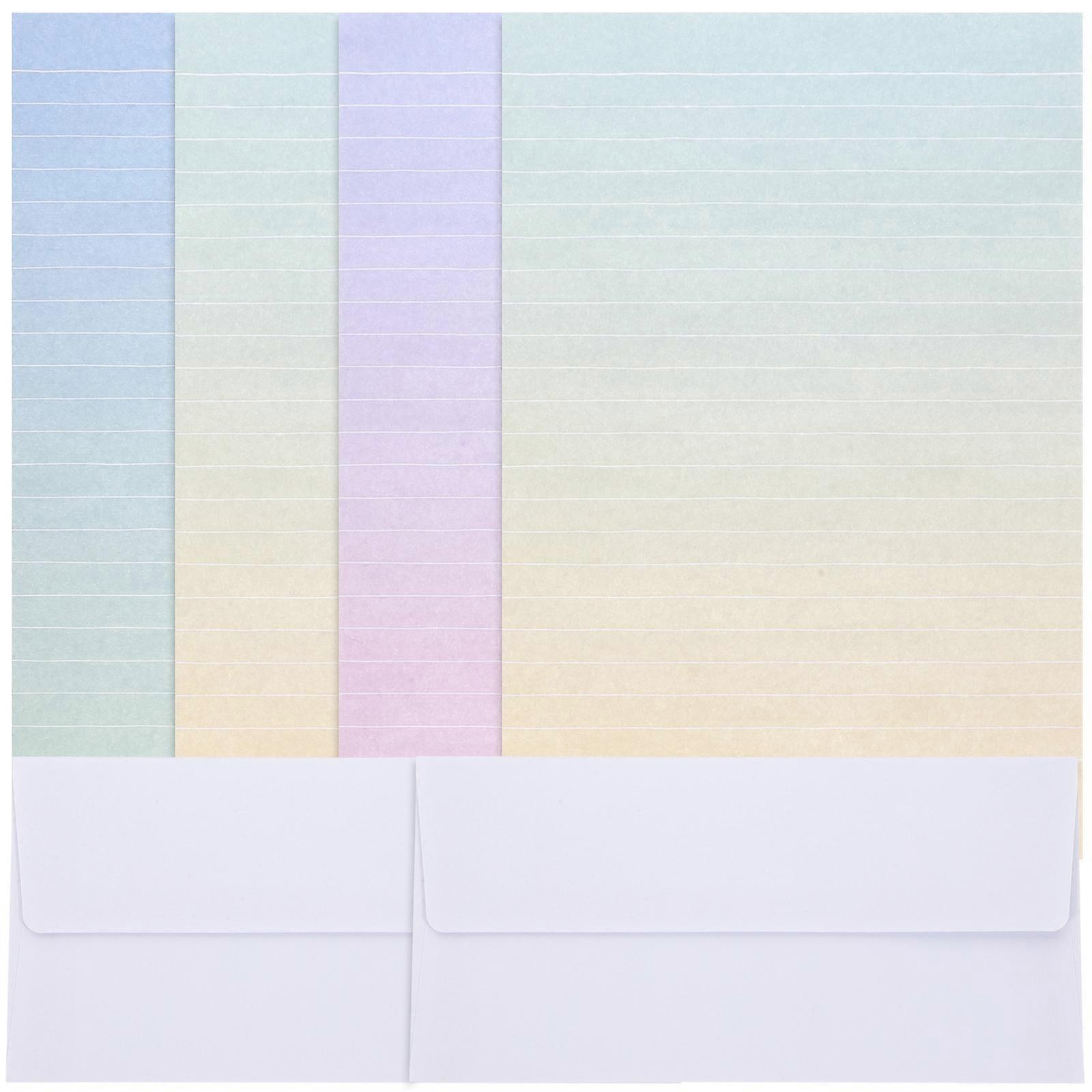 Creative Gradient Envelopes for Important People Mixed Color 21x14.3cm Gifting 4 Sets
