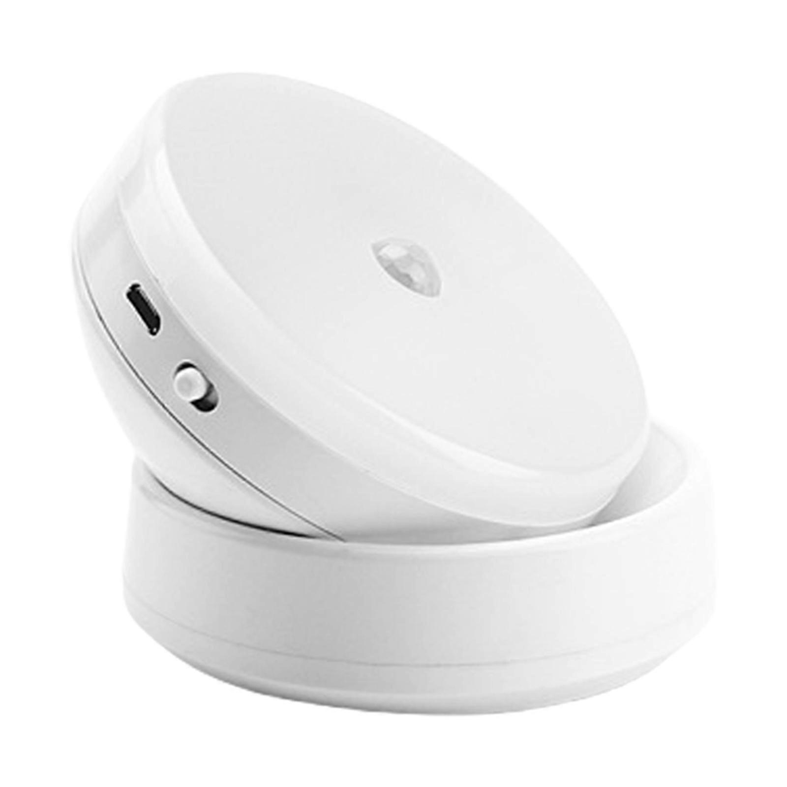 LED Night Light 360 Degree Rotating Motion Sensor Wall Lamp Under Cabinet Light for Wardrobe Cupboard Closet Enduring