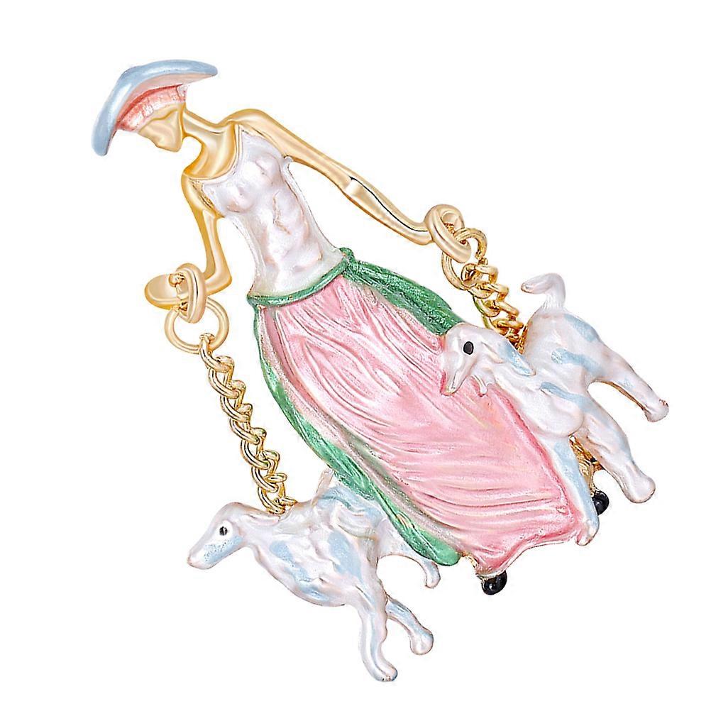 Creative Women's Brooch   Stylish & Delicate Pin for Elegant, Eye Catching Accessory Use   Assorted Colors