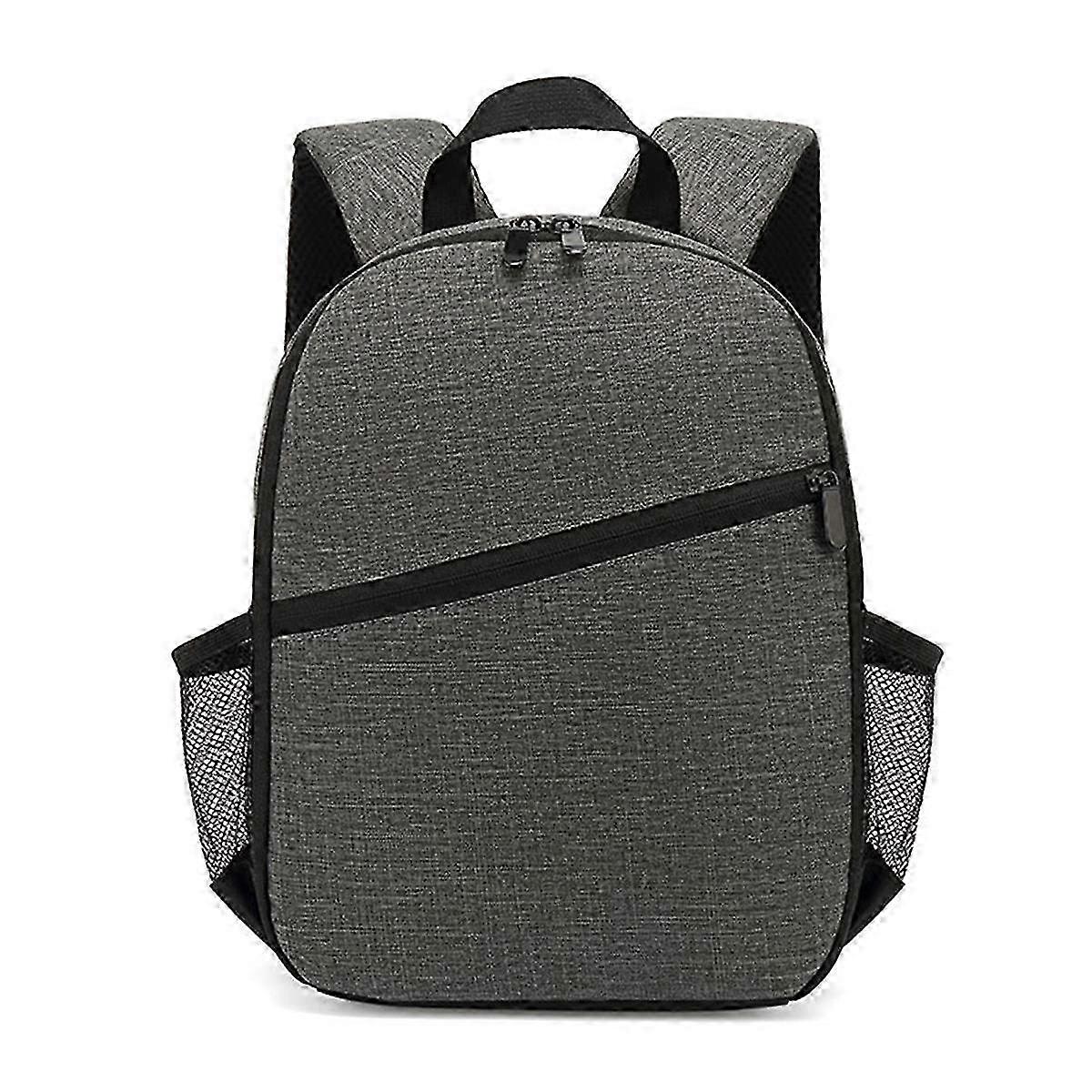 Multi-Function Digital Camera Backpack Bag Waterproof Outdoor DSLR Camera Bag for Shockproof Bag for Travel B--Gray