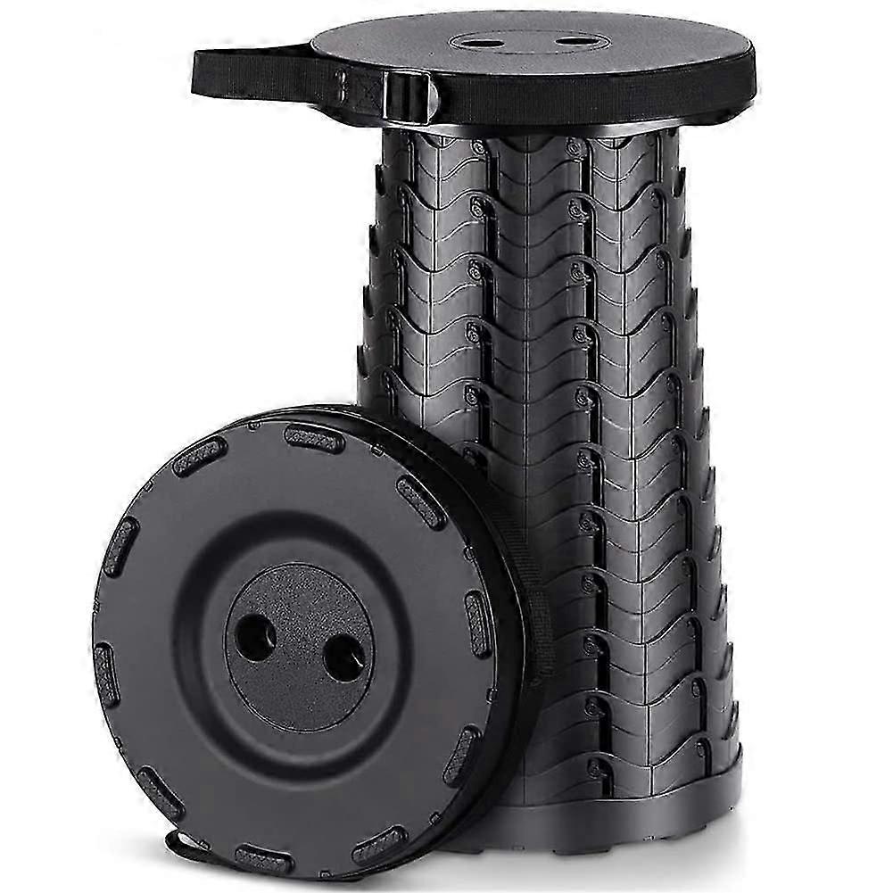Portable Telescopic Stool, 2nd Generation Folding Stool Camping Lightweight Stool for Outdoor
