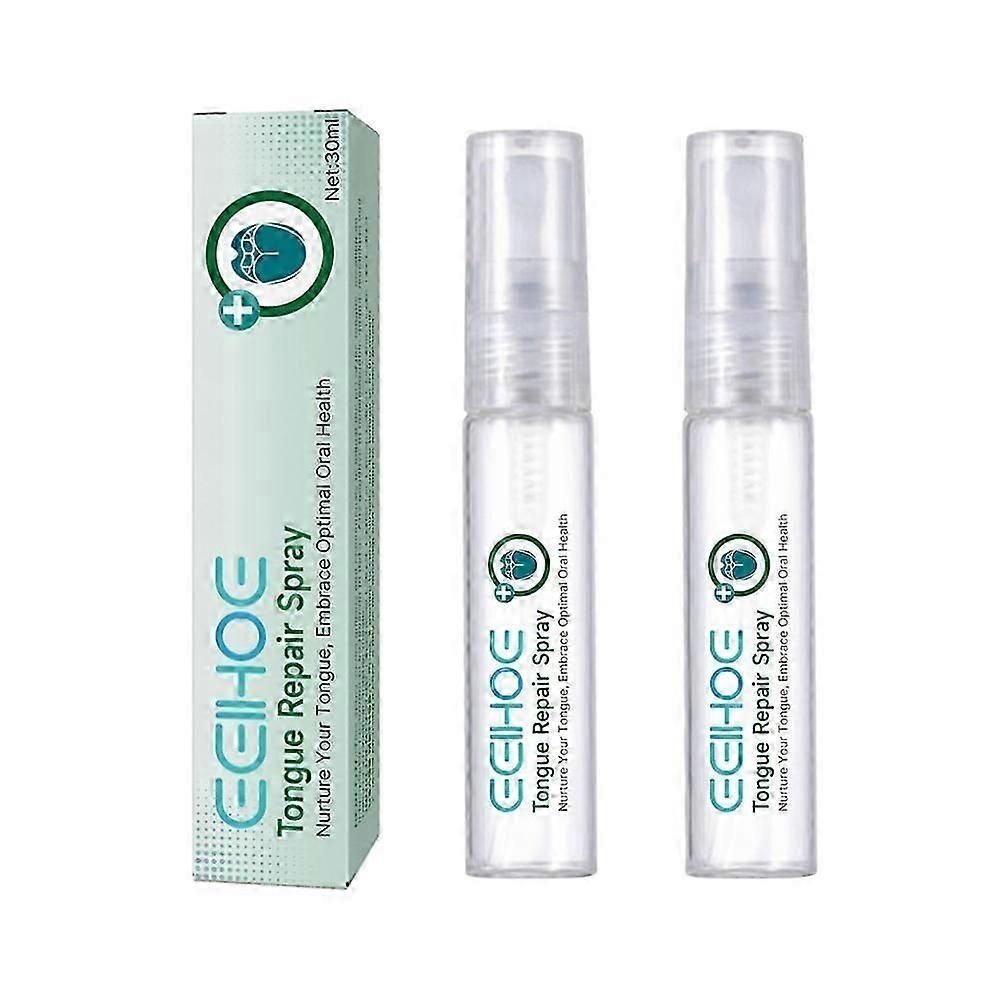 Tongue Repair Spray, Mouth Odor Eliminator for Dryness& Bad Breath,Fissured Tongue Relief Spray, Instant Dry Mouth Relief,Breath Freshener Spray