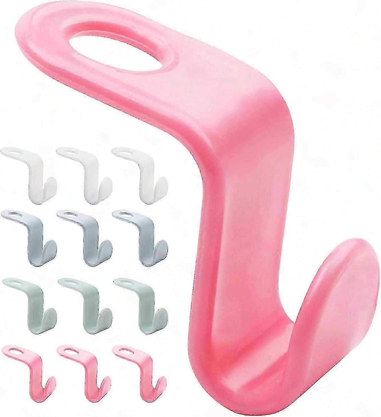 60 Pack Closet Hanger Connectors - Stackable Hooks for Multi-Layer Clothing Storage and Space Efficiency