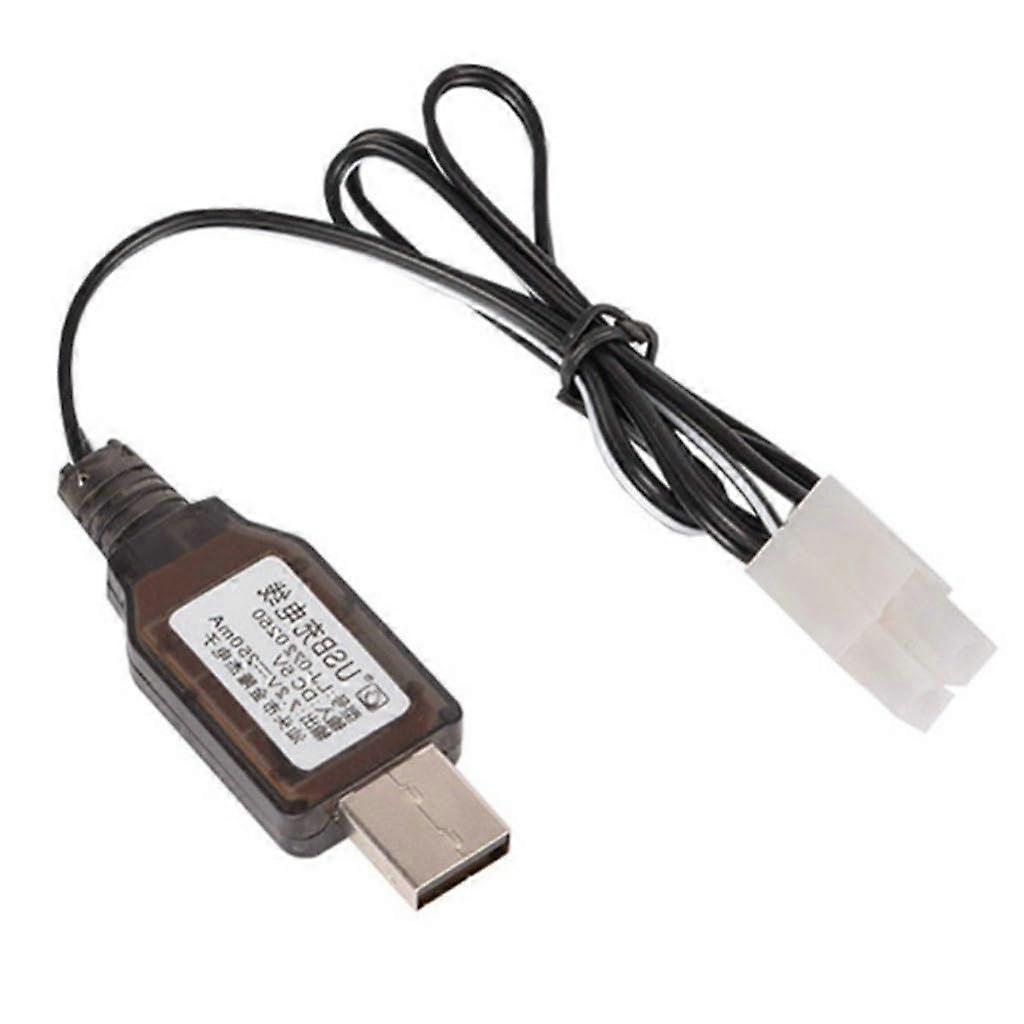 L6.2-2P USB Power Charging Cable For 7.2V RC Car Battery With IC Protection Circuit