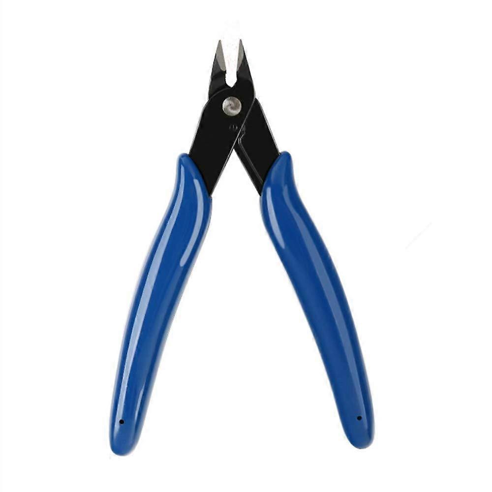 Side Cutters Flush Cutter, 5 Inch Spring-Loaded Precision Wire Cutters for Electronics and Crafting