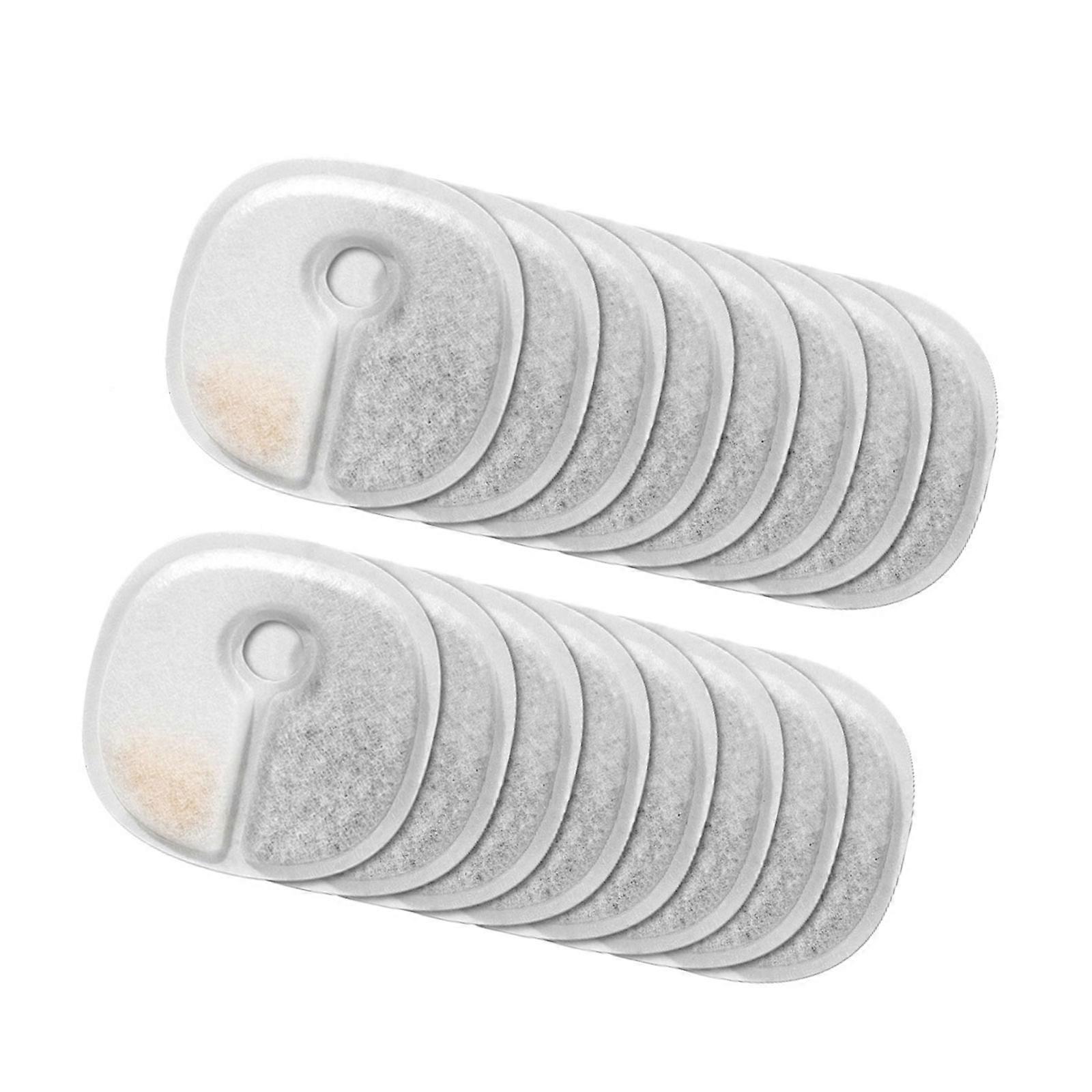Cats Water Fountain Filters MultiLayer Active Carbon Replacement Filters For Pet Drinking Safety Efficient Filtration Multicolor