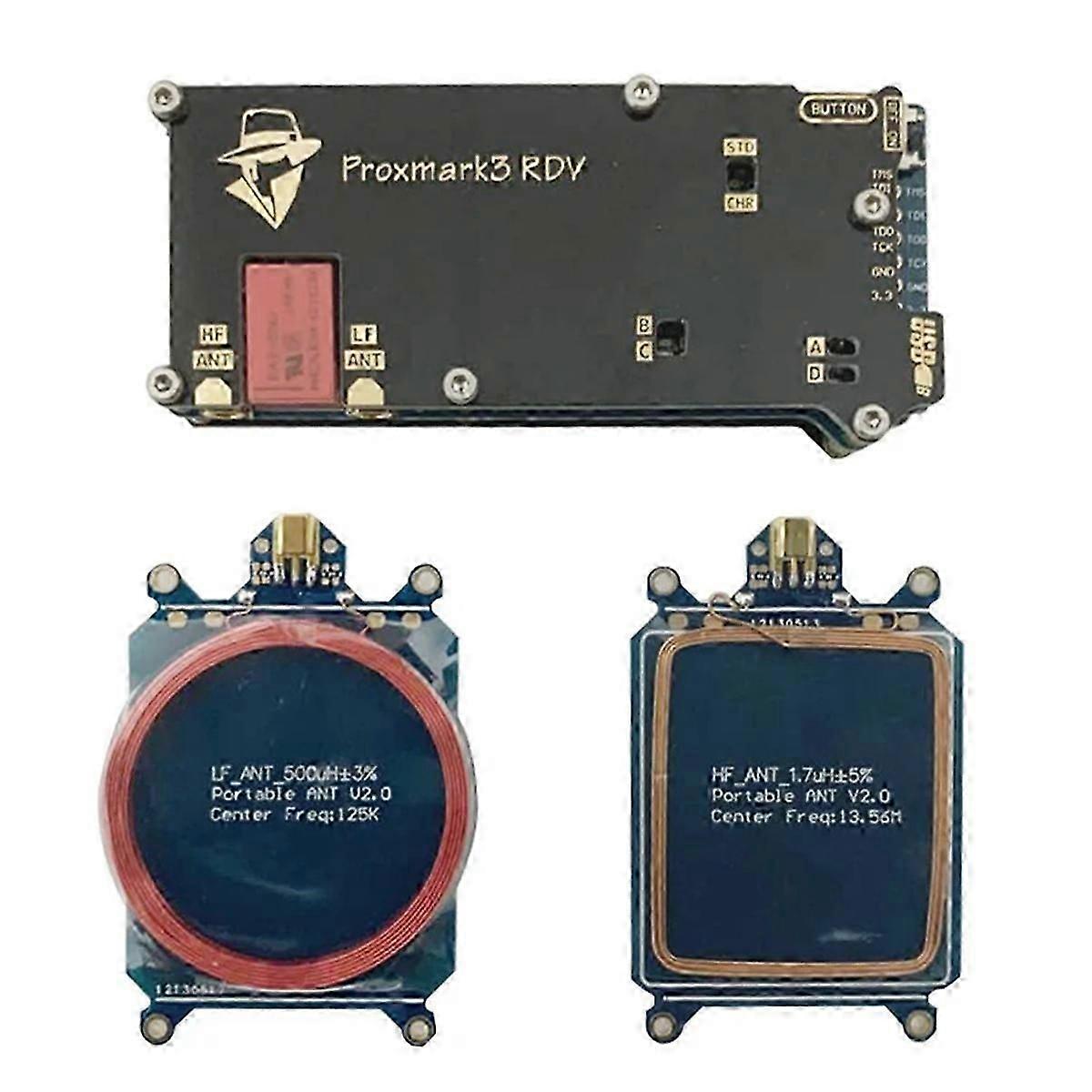 NFC 125KHz 13.56MHz Reader Writer Duplicator RFID Proxmark3 RDV2 512k Memory PM3 DEV Encoder Develop
