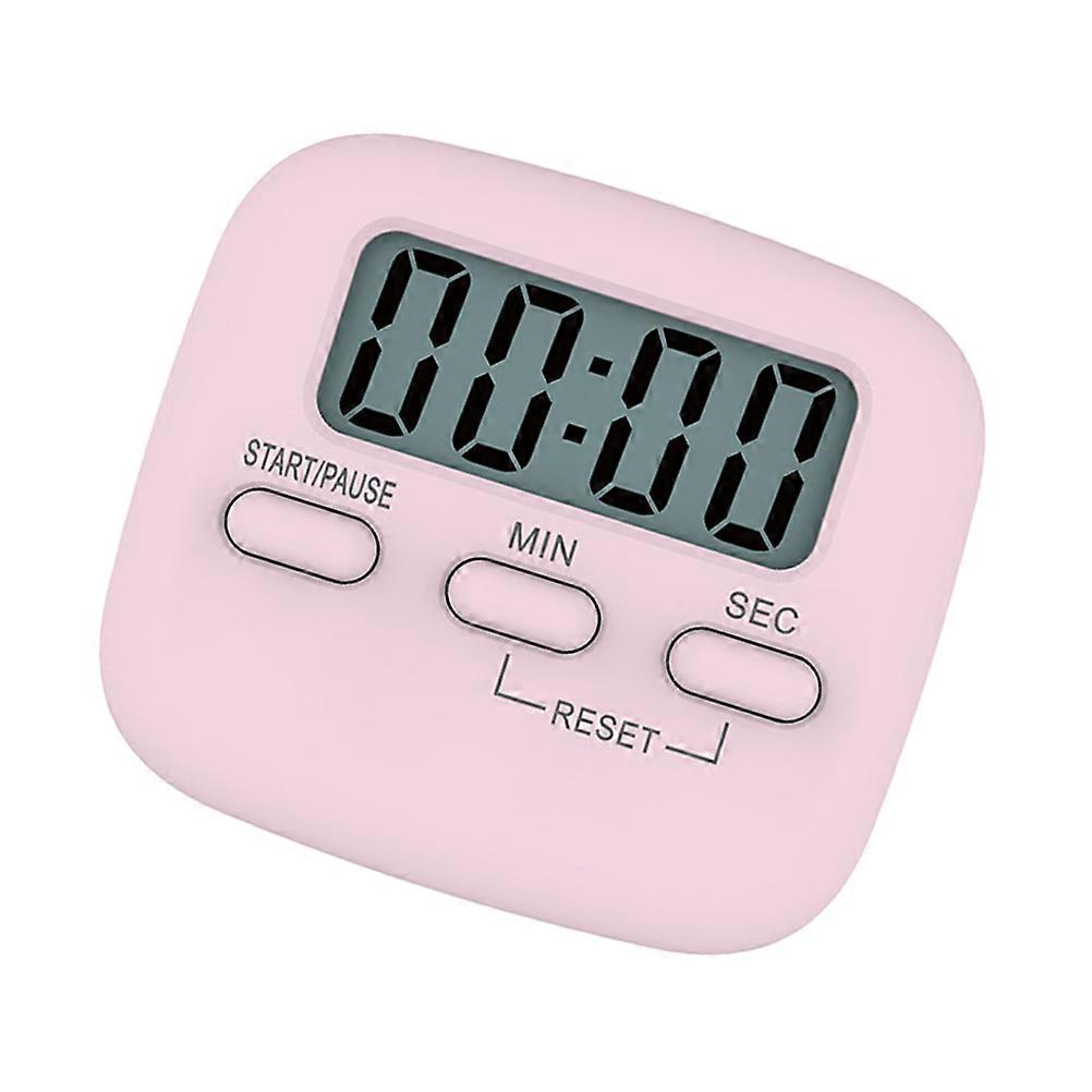 Digitaler Timer Countdown Stoppuhr 1 Set Student Wecker Küchenuhr Zeitmesser zum Kochen Gym Badezimmer Rosa