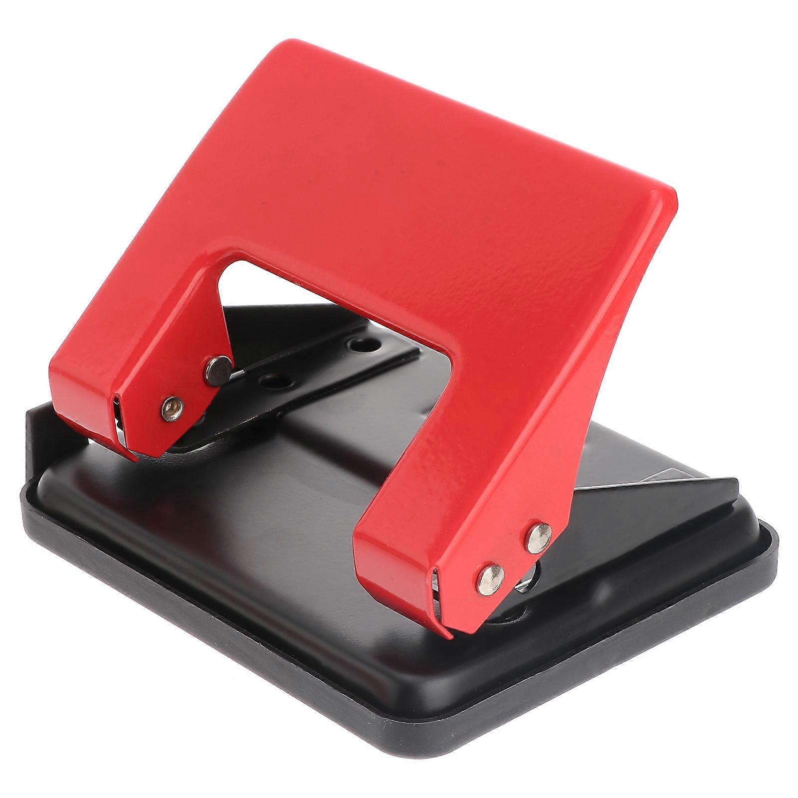 Hand Hole Puncher Binder Hole Punch Office Supplies Round Hole 11.5x10cm Portable 1Set