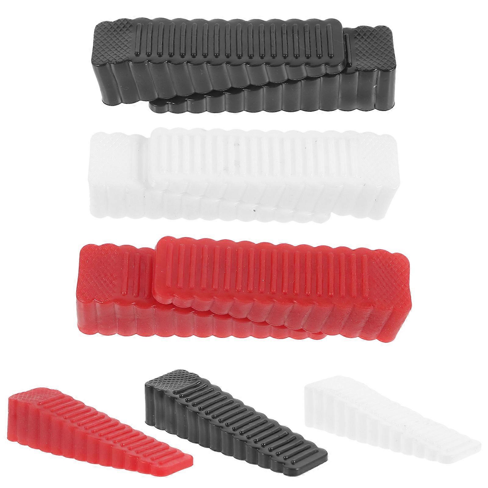 Rubber Door Stops Wedge Space-Saving Reliable Safe Homeowners 9Pcs