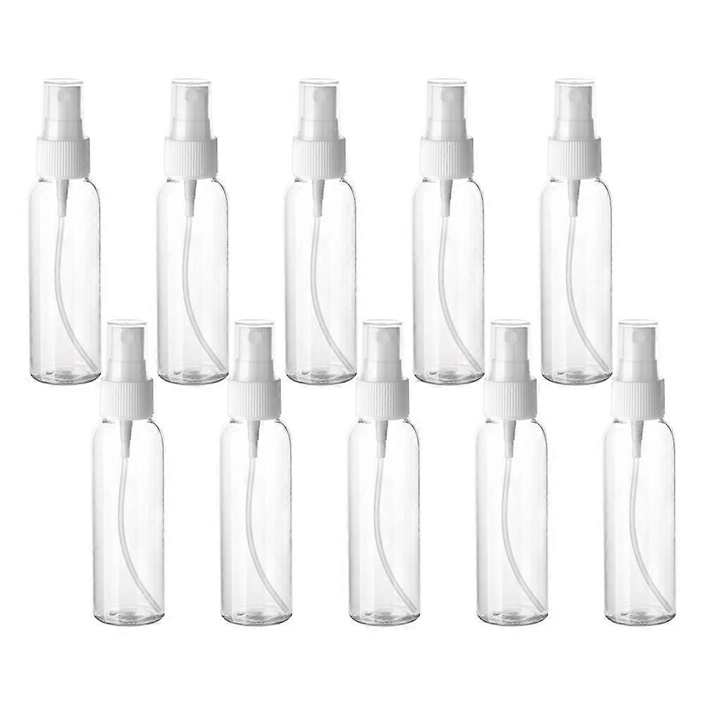Toiletry Travel Bottles Uniform Mist Liquid Empty Plastic Sprayer 60ML for Garden Use 10Pcs