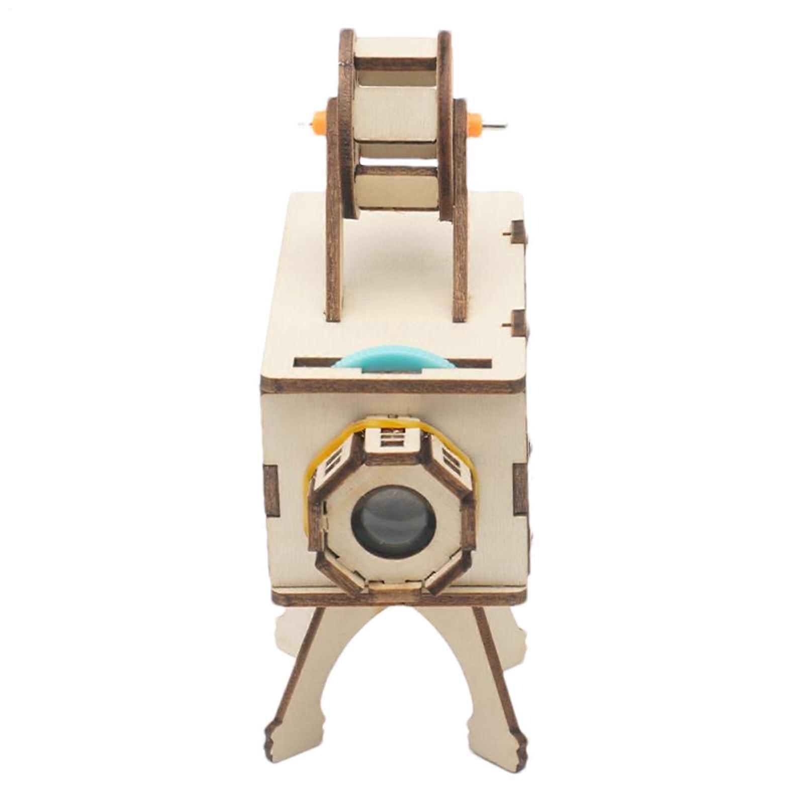 Wooden Projector Toy, Handson Learning Tool, Assembly Structure, for Students, Classroom