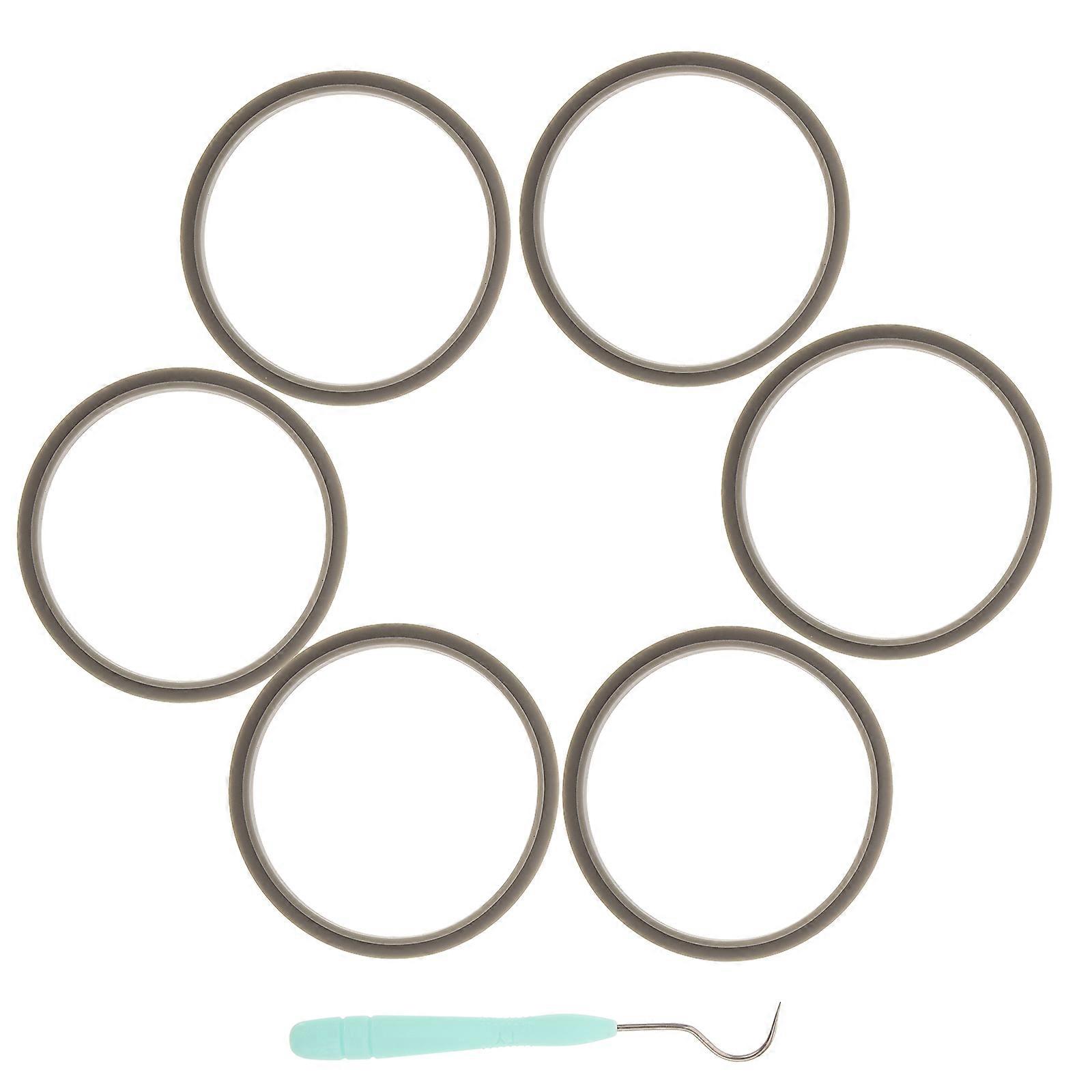 Plastic Seal Ring for Juicer Replacement Parts with High Elasticity 6pcs Compatible for NB900W/600W