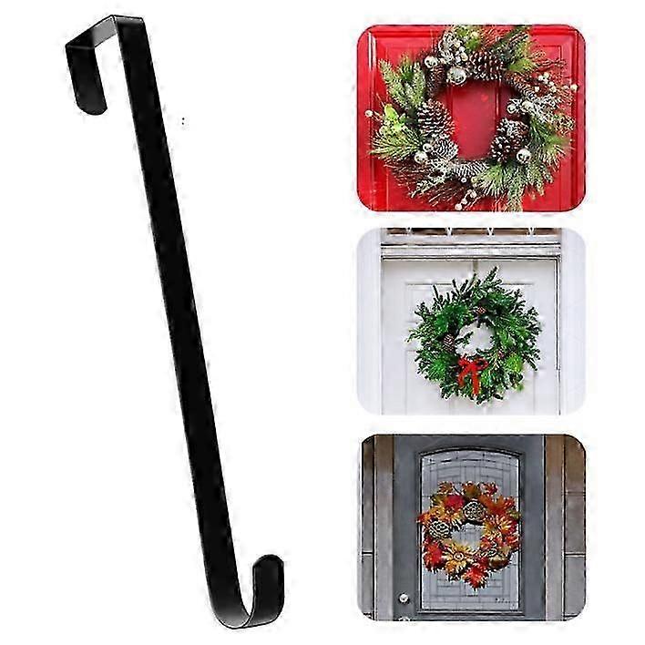 Um conjunto de 4 peças e 15 polegadas de ganchos e cabides de porta largos atualizados