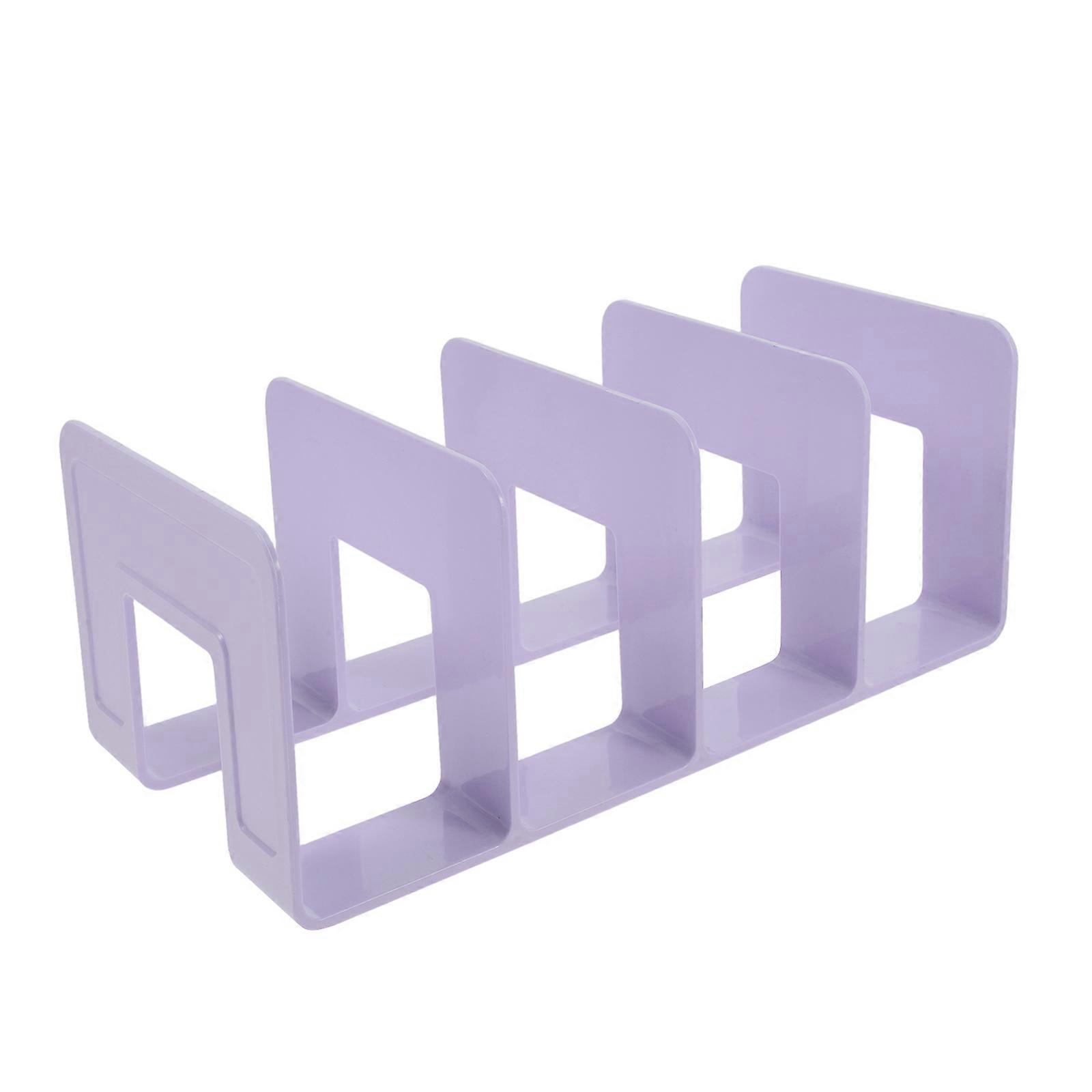 Bookends Book Holders for Desk Vertical File Organizer with Enhanced Stability, Rounded Edges, Protective Design for Office, Home, School Use Desktop