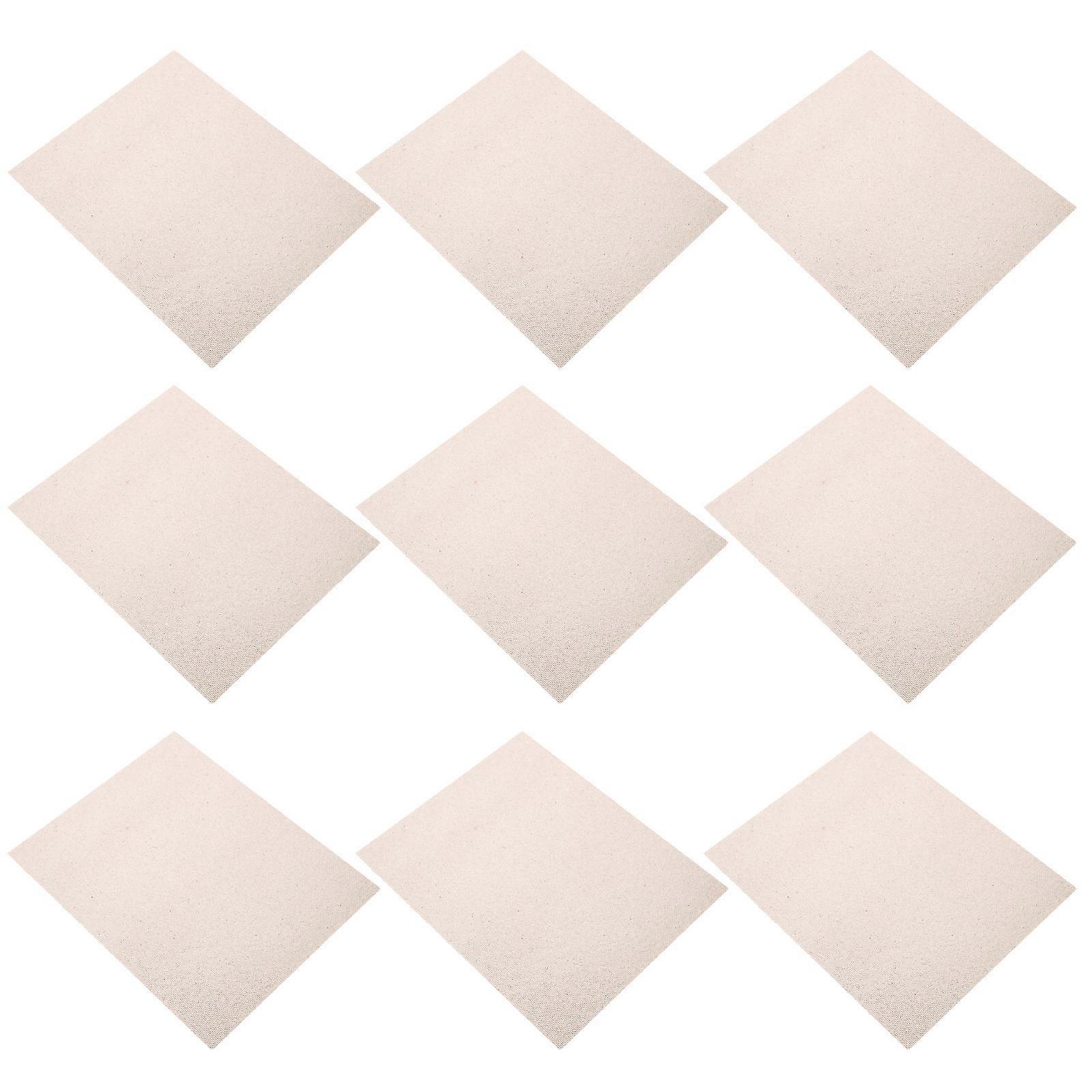 Replacement Microwave Plate Heat Resistant High Temperature Resistance 15.00X12.00X0.10CM Beige 10Pcs