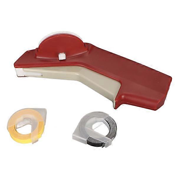 Embossing Label Maker 36 Printable Characters Easy to Use Label Making Embossing with Label Tapes