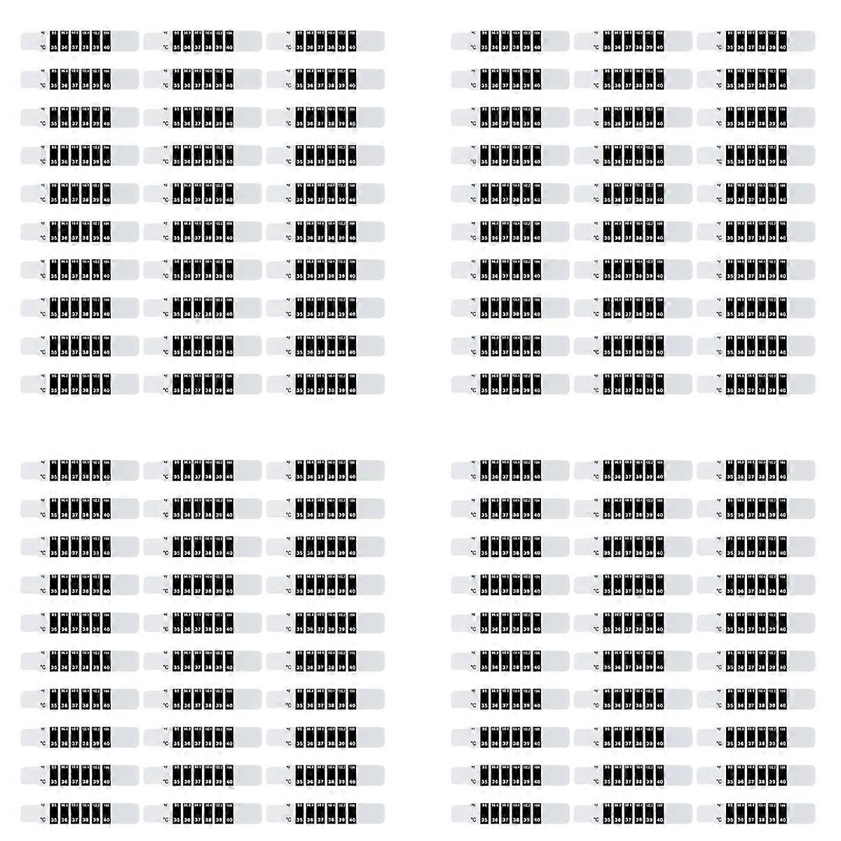 120 Pcs Forehead Thermometer Strips Adhesive Thermometer Strips Reusable Thermometer Stickers Discol