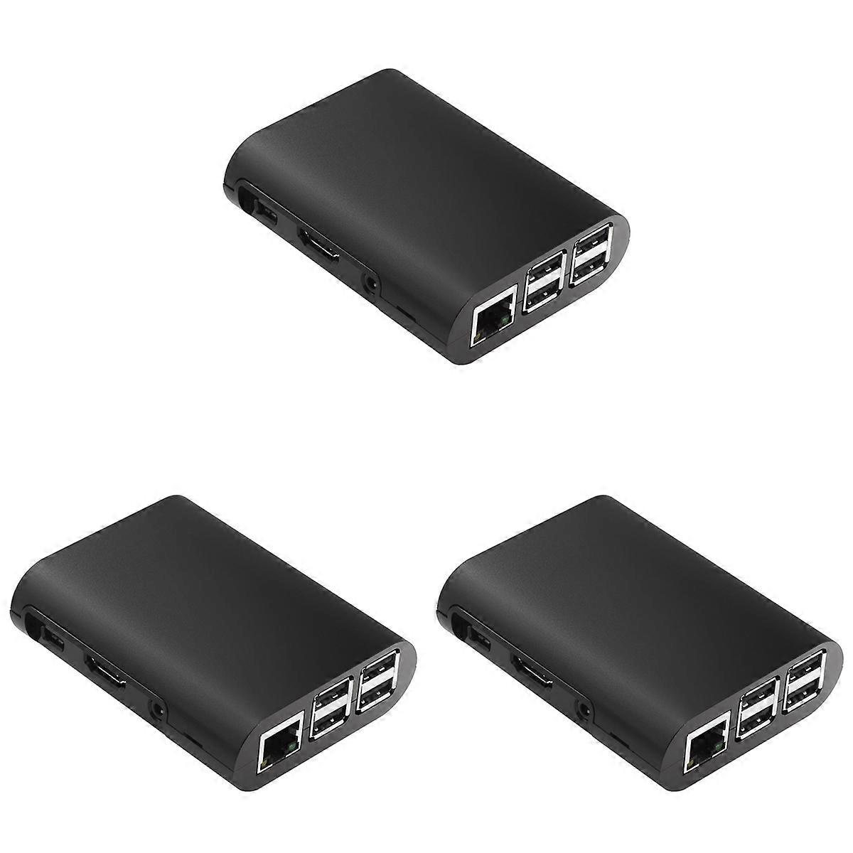 3X Case for 3 Model B, Pi 2 Model B & Pi B+4 Black