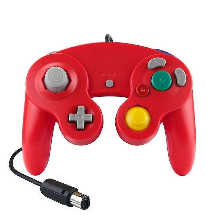 2 PCS Wired Game Controller, Product color: Red Red