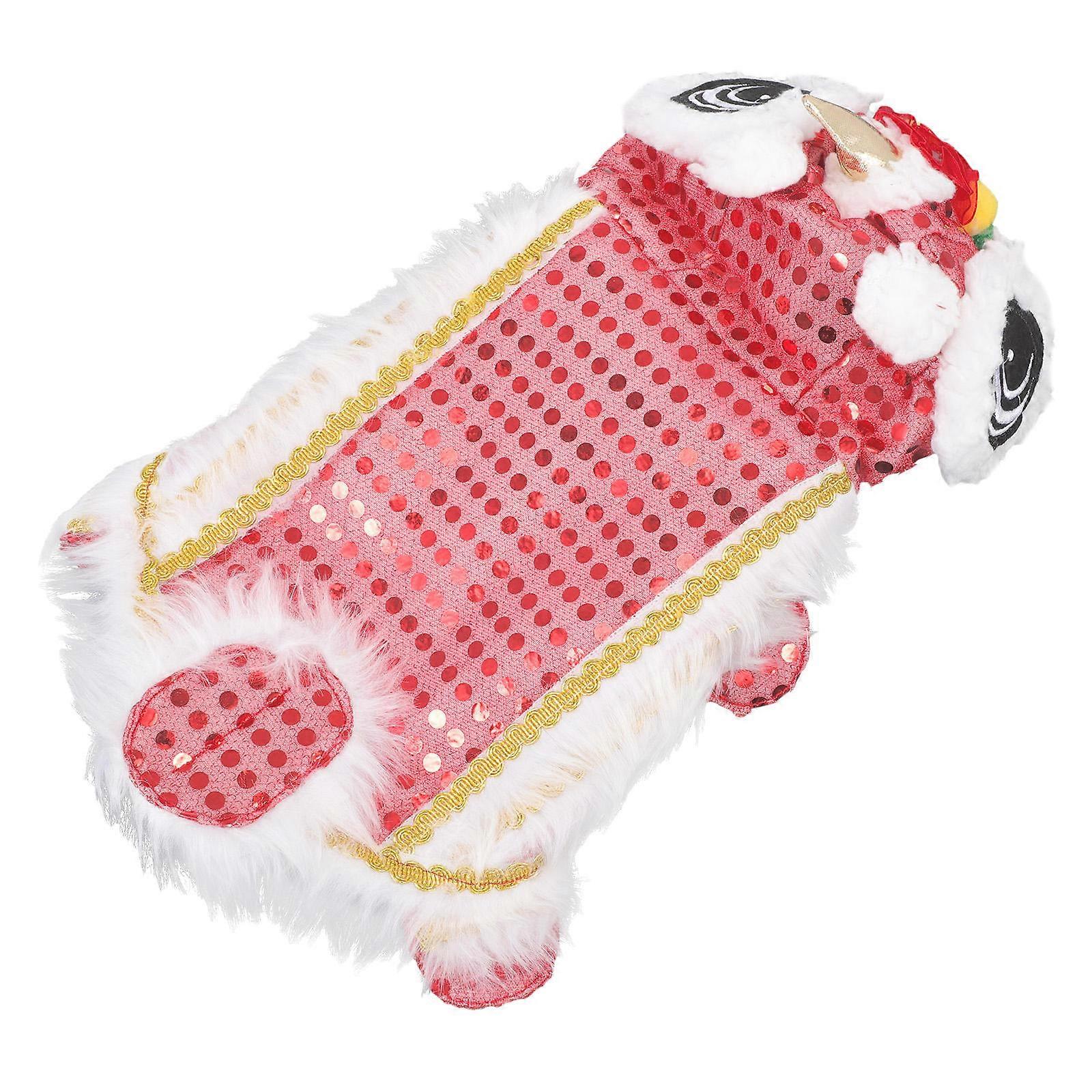Funny Dog Costume In Multi For New Year Party Pet Costume 1 Set Made Of Polyester