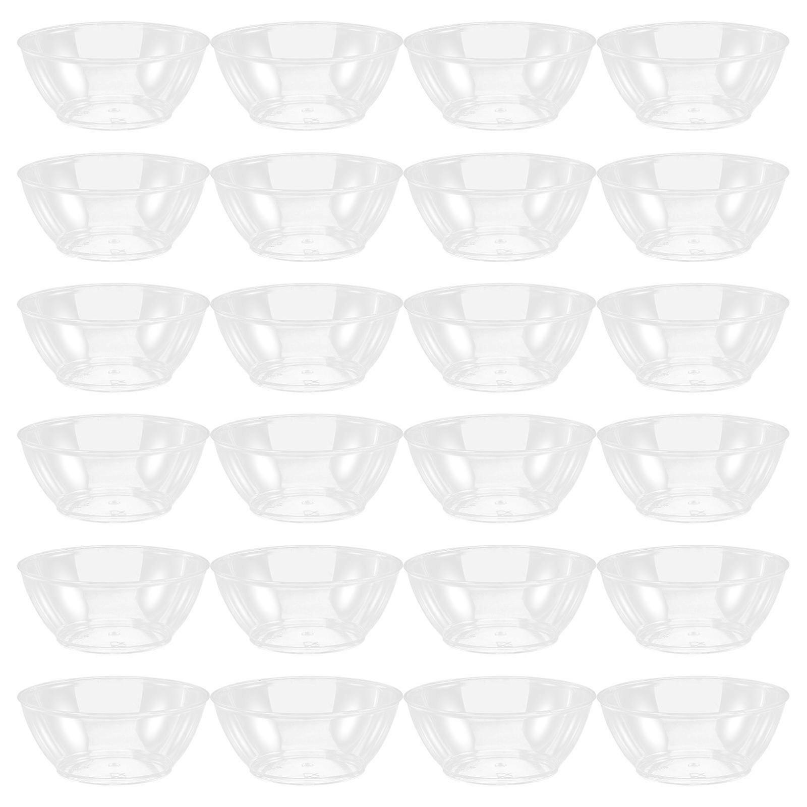 Clear for Serving at Home Safe Recyclable Material 100 Pcs