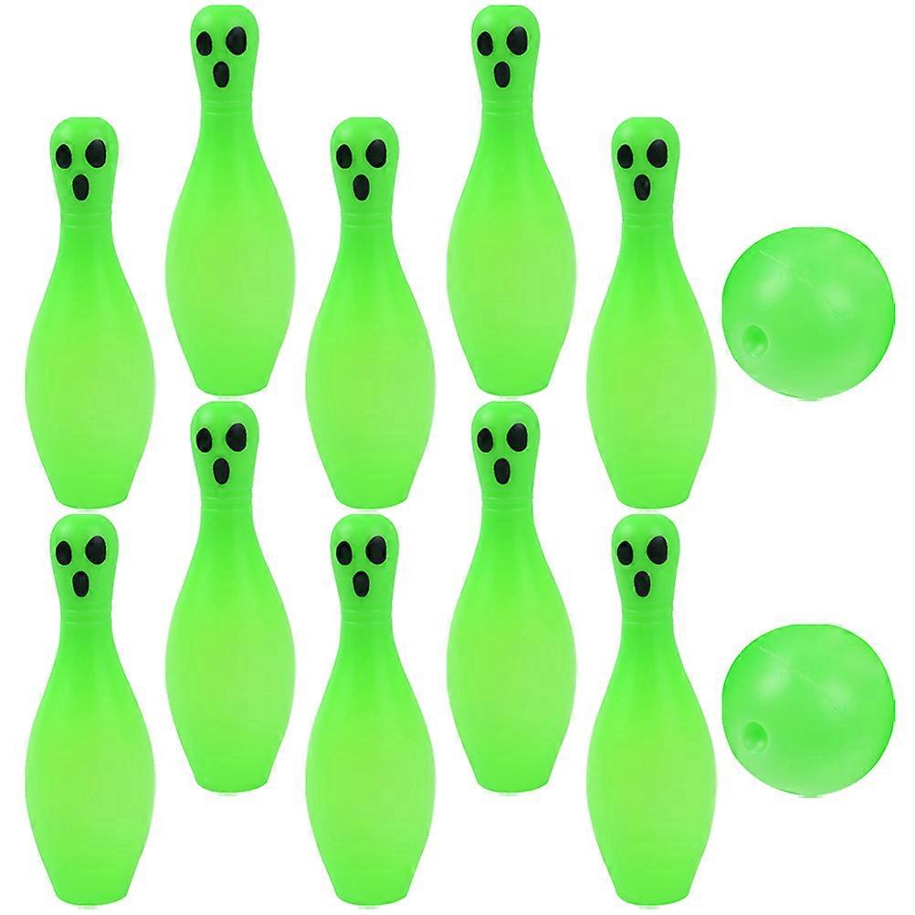 Halloween Theme Bowling Game Set For Family Gatherings In Light With Night Visibility 1 Set