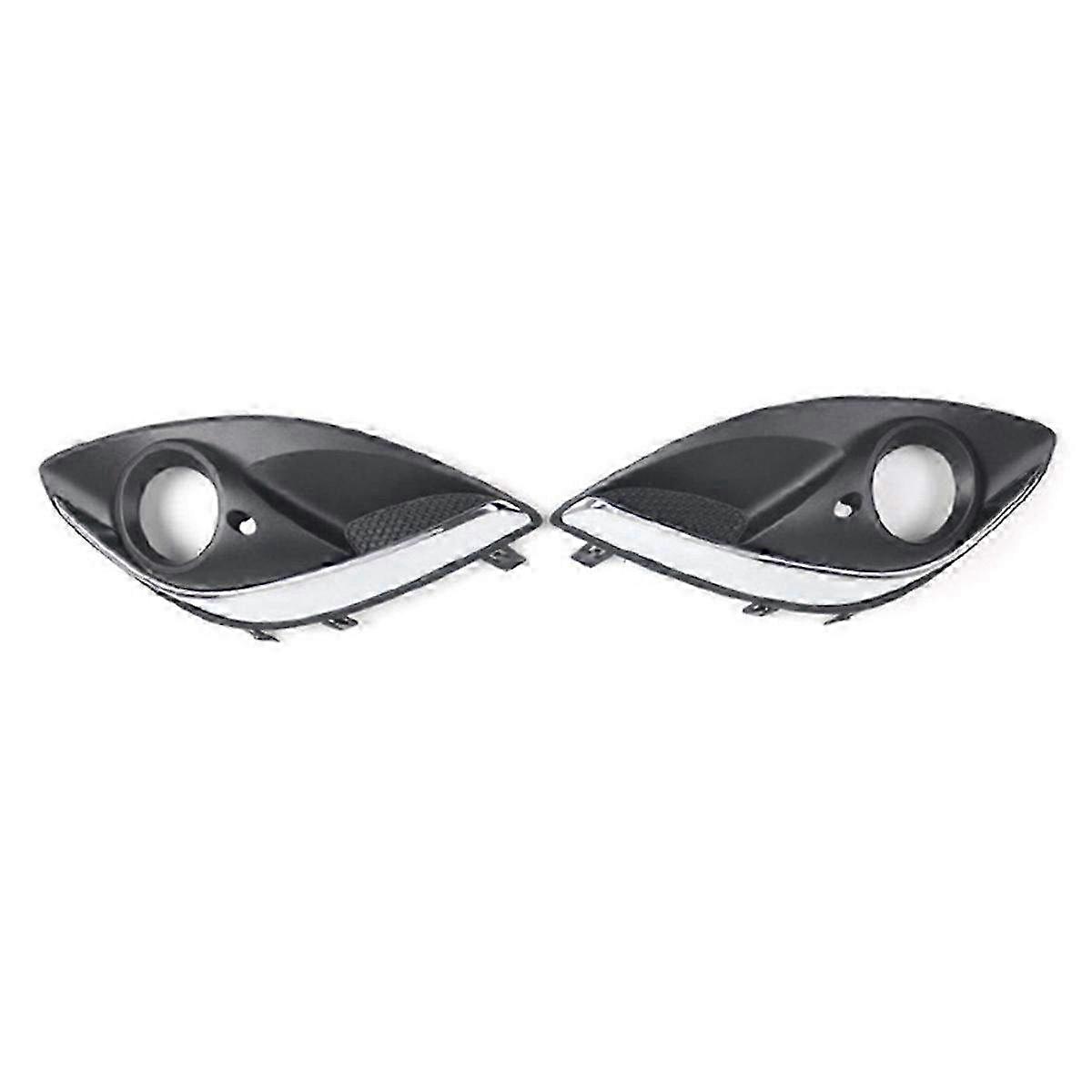 Fog Light Grille Cover for Opel Corsa D (2011-2014) - Stylish Front Bumper Replacement Part for Enhanced Vehicle Appearance